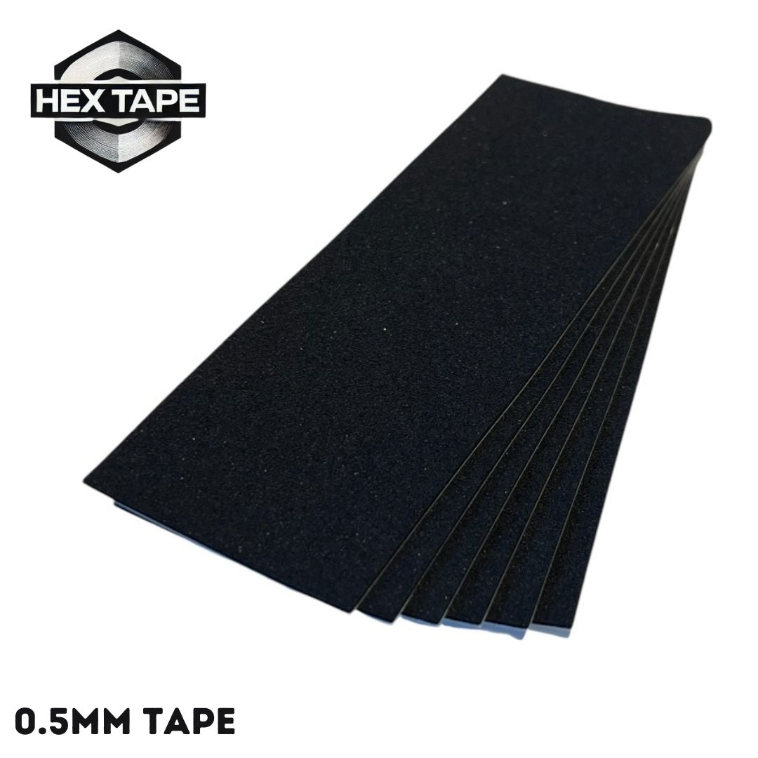 HEX Tape 0.5mm Premium Fingerboard Tape - 6 Pack