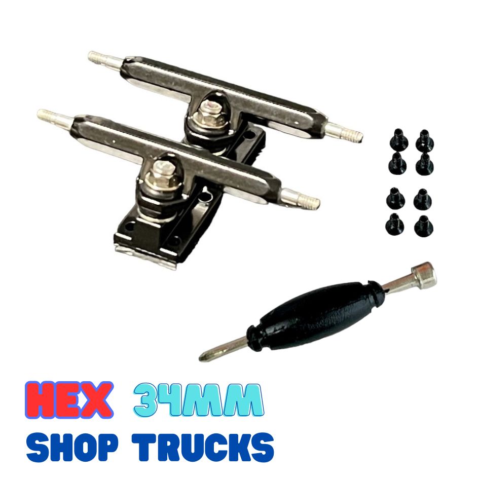 Hex Performance Trucks Black - 34mm