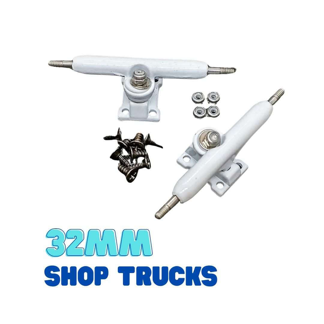 White Shop Trucks 32mm
