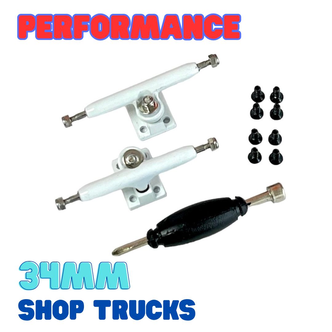 Performance Shop Trucks White - 34mm