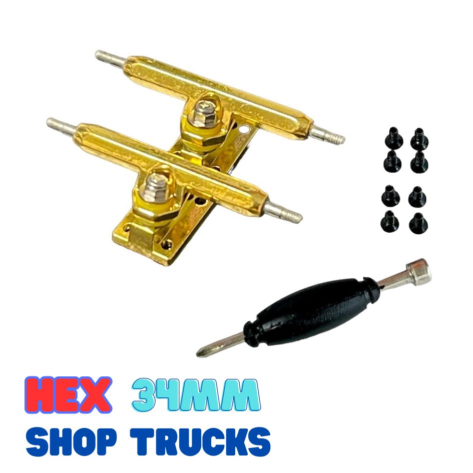 Hex Performance Trucks Gold - 34mm