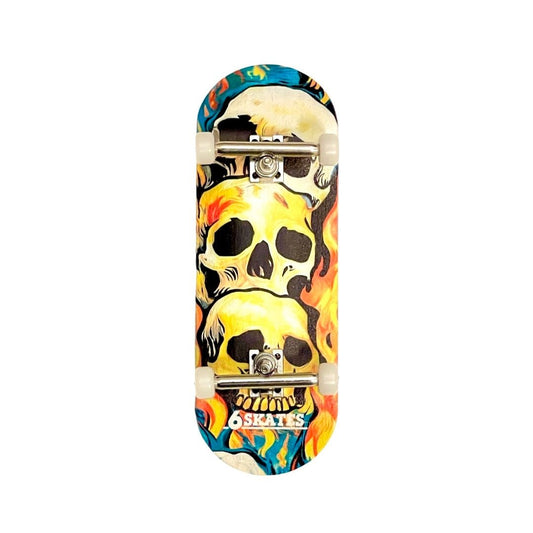 6Skates - Skull Stack 34mm Shop Complete NEW!