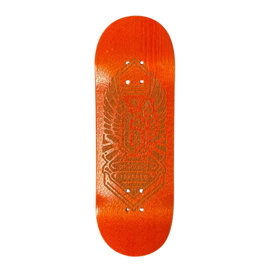 6Skates x Blackriver Engraved Graphic Colab - 33.3 Orange Classic