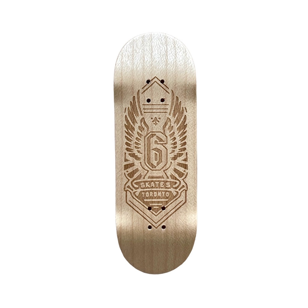 6Skates x Blackriver Engraved Graphic Colab - 32mm Natural Classic