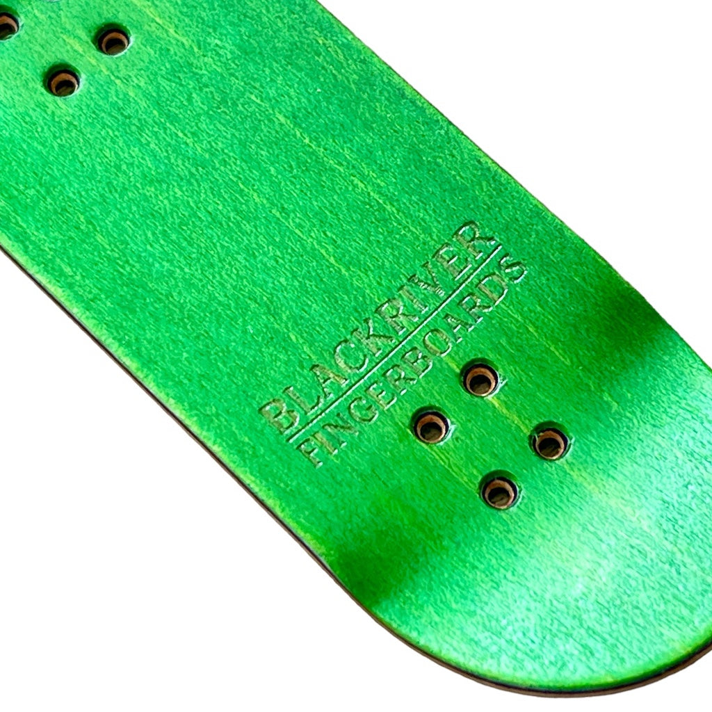 6Skates x Blackriver Engraved Graphic Colab - 33.3 Green Classic