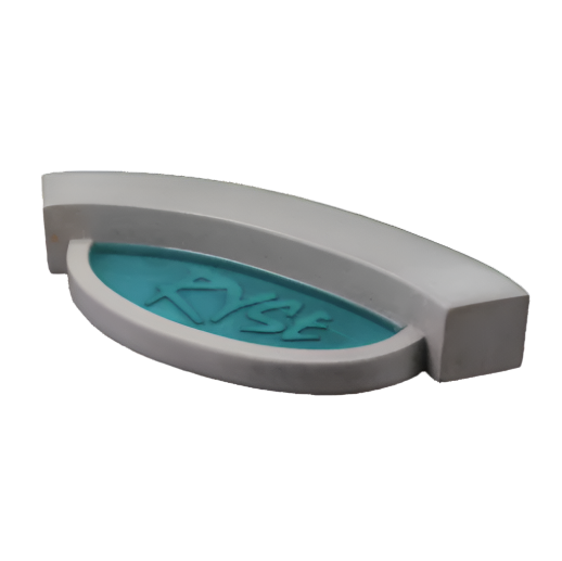 RYSE Curved Concrete Fountain Ledge