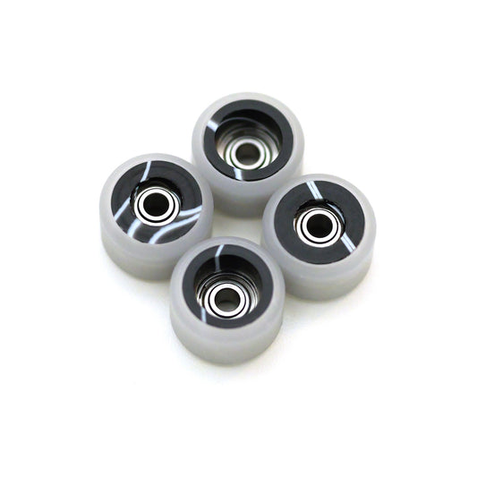 Flatface Dual Durameter Wheels - Confectioner Swirl & White